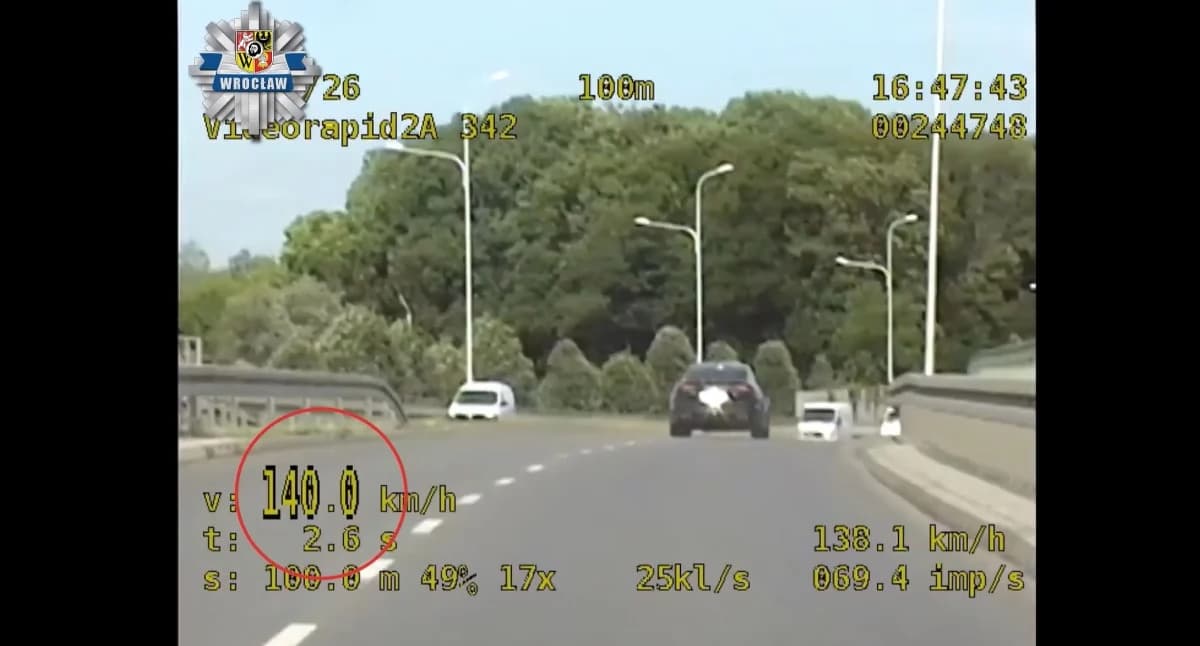140 km/h w mieście. 22-latek urządził sobie rajd po Wrocławiu – zatrzymała go grupa SPEED