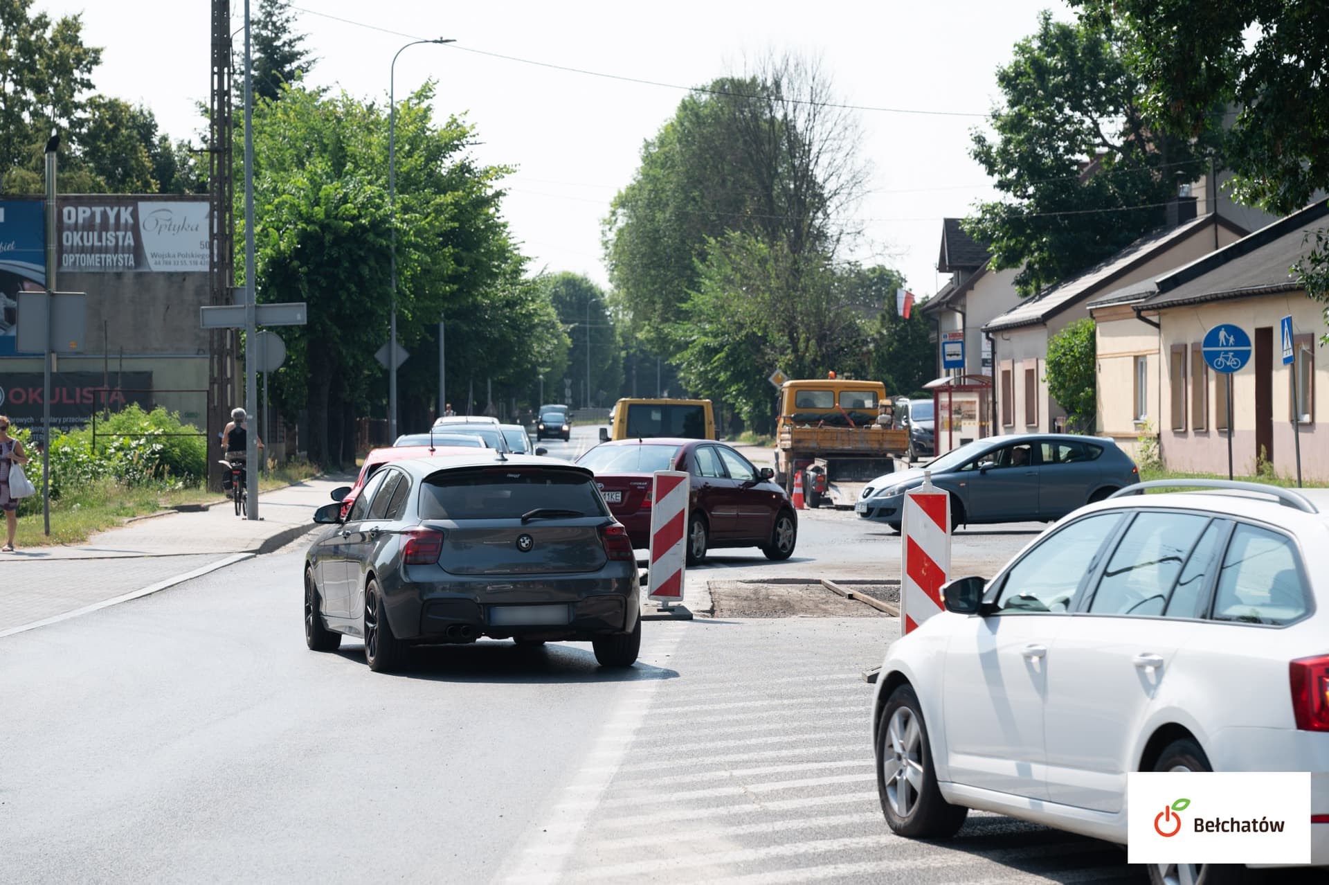 Ekipy remontowe na ul. Wojska Polskiego. Kierowcy zachowajcie ostrożność