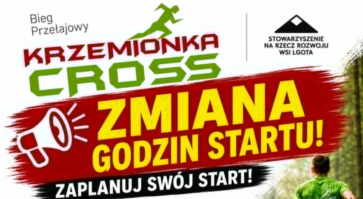 Jutro startuje Krzemionka Cross! Zmiana godzin startu!