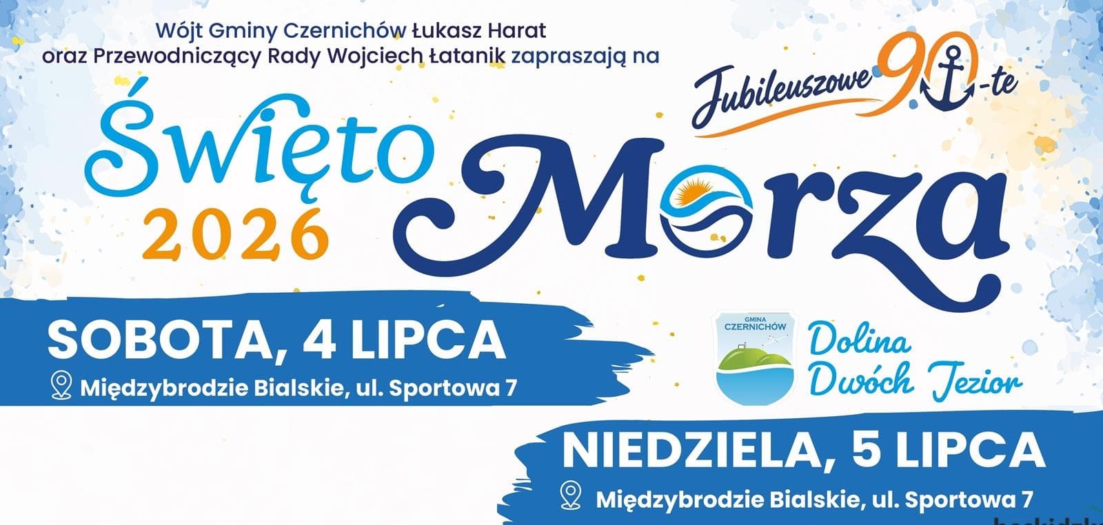 Święto Morza w Międzybrodziu Bialskim. Będzie się działo! SZCZEGÓŁOWY PROGRAM