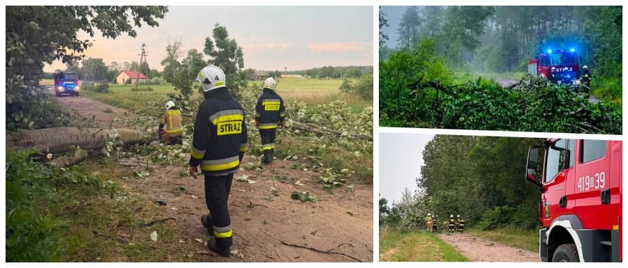 Burze nad powiatem bielskim. Najwięcej w samym Bielsku i okolicy. Ale dachy zrywało też w Orli