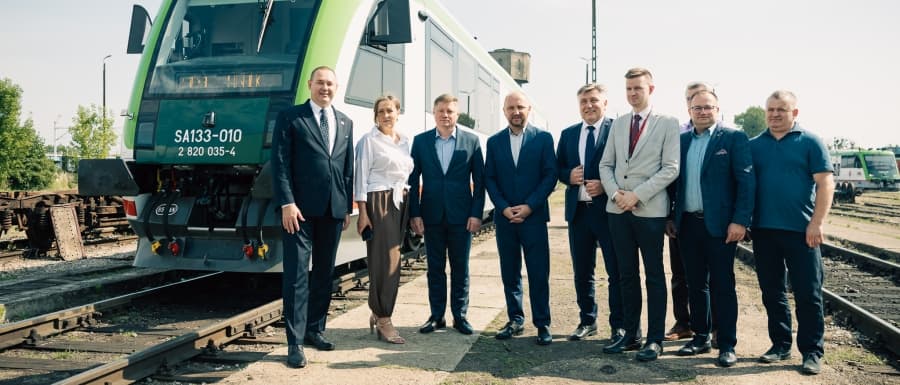 Pierwszy zmodernizowany szynobus wyjechał w trasę [FOTO]