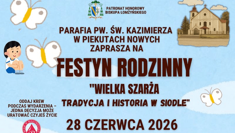 „Wielka Szarża – Tradycja i Historia w Siodle”. Rodzinny festyn już w niedzielę w Piekutach Nowych