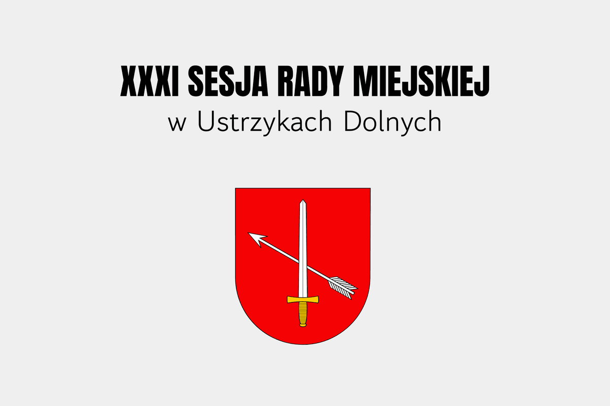 XXXI sesja Rady Miejskiej już jutro