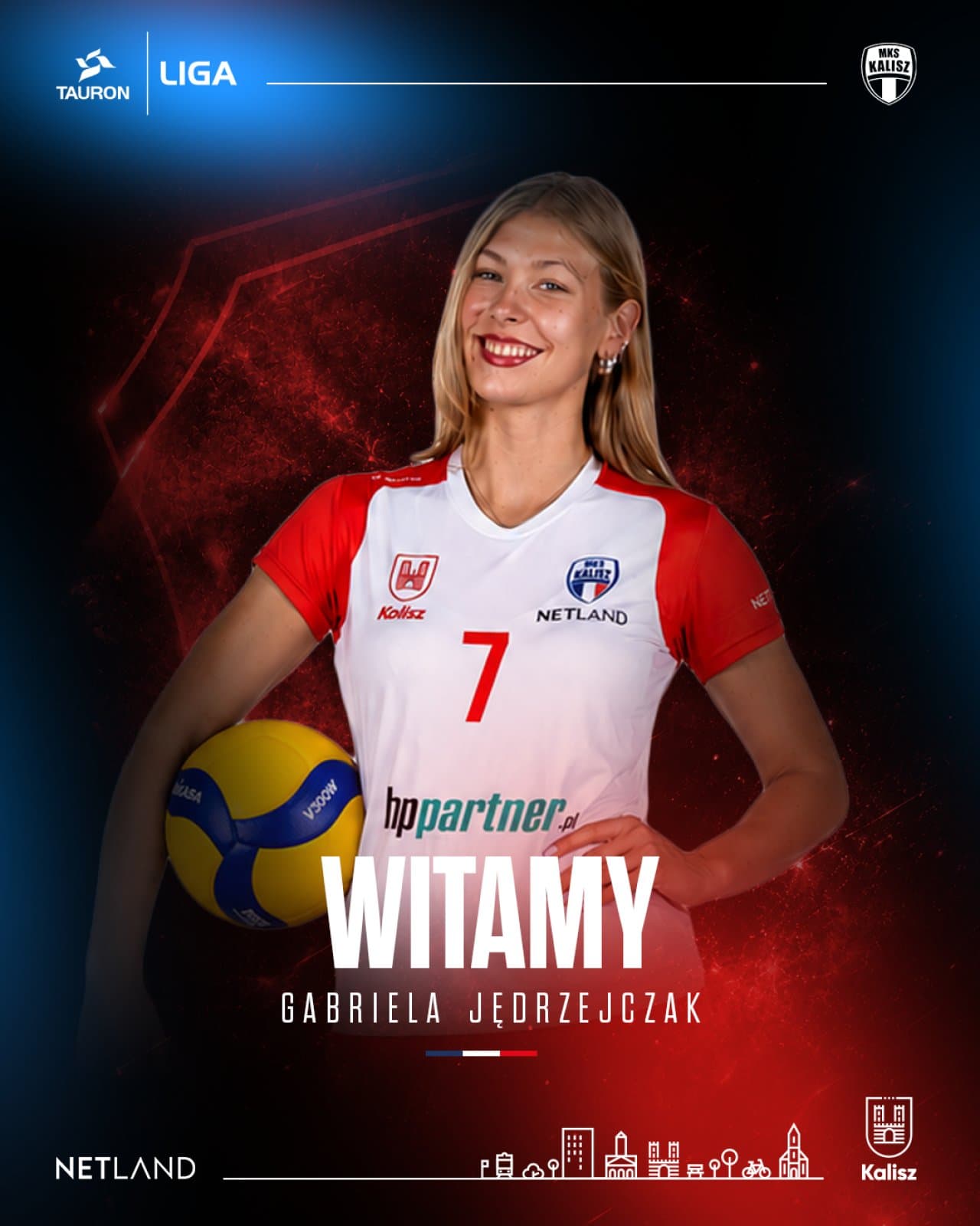 Gabriela JĘDRZEJCZAK w NETLAND MKS Kalisz!