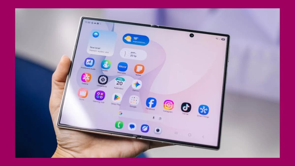 Samsung Galaxy Z Fold 8 to ten szeroki, ale niski. Specyfikacja i cenaAktualizacja: