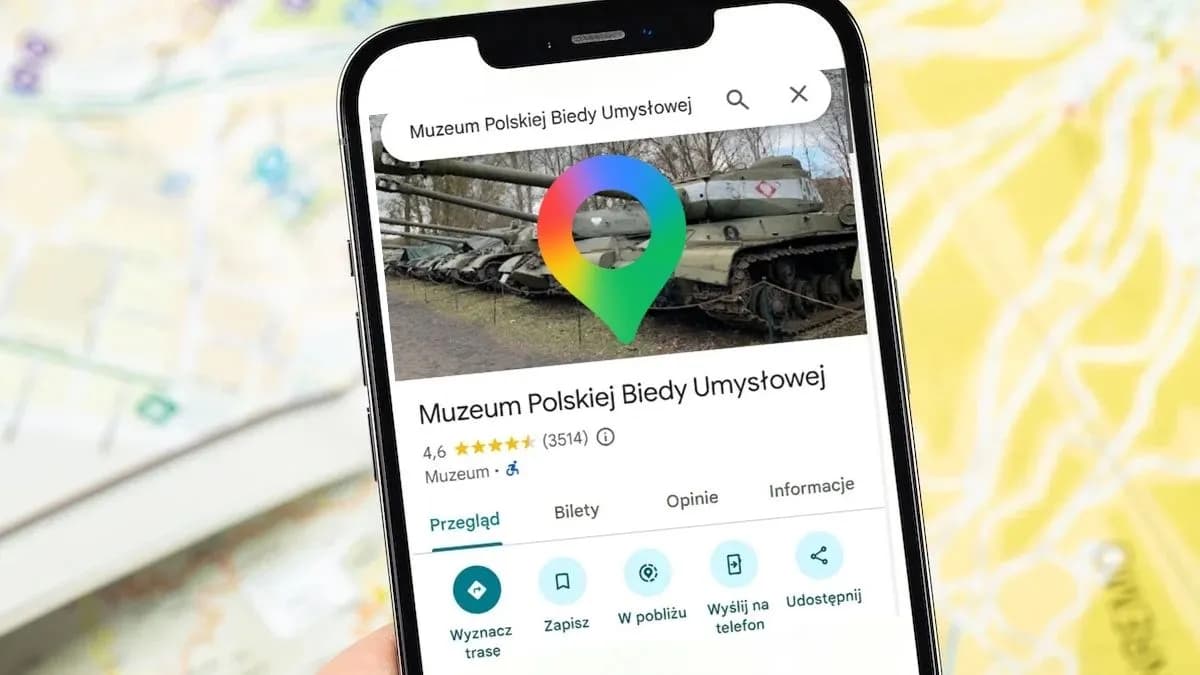 Głupi żart w Mapach Google zdemolował Warszawę. Ministerstwo odpowiadaAktualizacja: