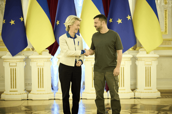 Szefowa KE: Ukraina pilnie potrzebuje wzmocnienia obrony powietrznej