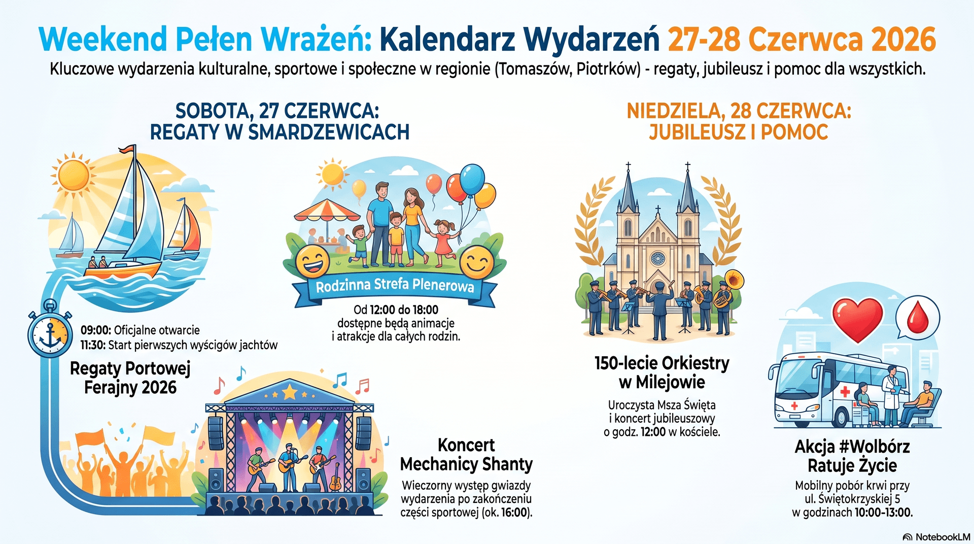 Weekend pełen atrakcji. Sprawdź, co będzie się działo od 26 do 28 czerwca