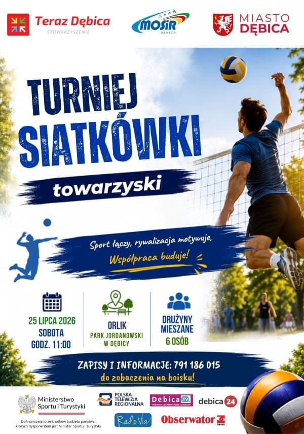 Siatkarskie lato w mieście! Ruszyły zapisy do wakacyjnego Turnieju Siatkówki