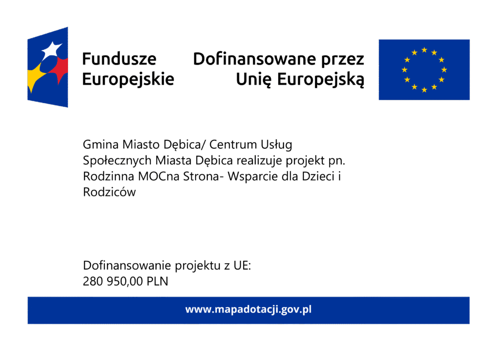 Rodzinna MOCna strona. Nowy projekt wsparcia dla dzieci i rodziców w Dębicy