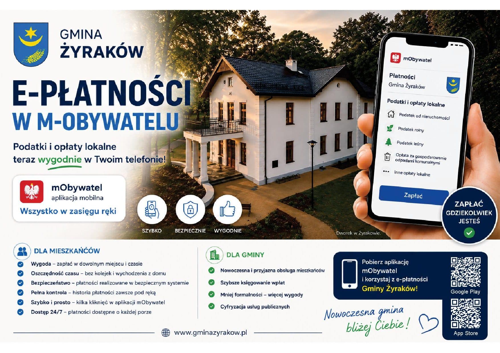 Gmina Żyraków – e-Płatności w Gminie Żyraków