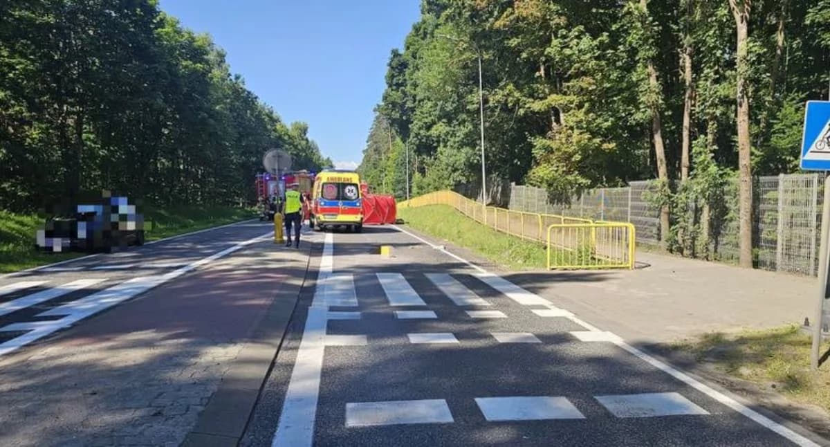 Tragiczne potrącenie na DK22: 44-letni mieszkaniec Chojnic potrącił cyklistę