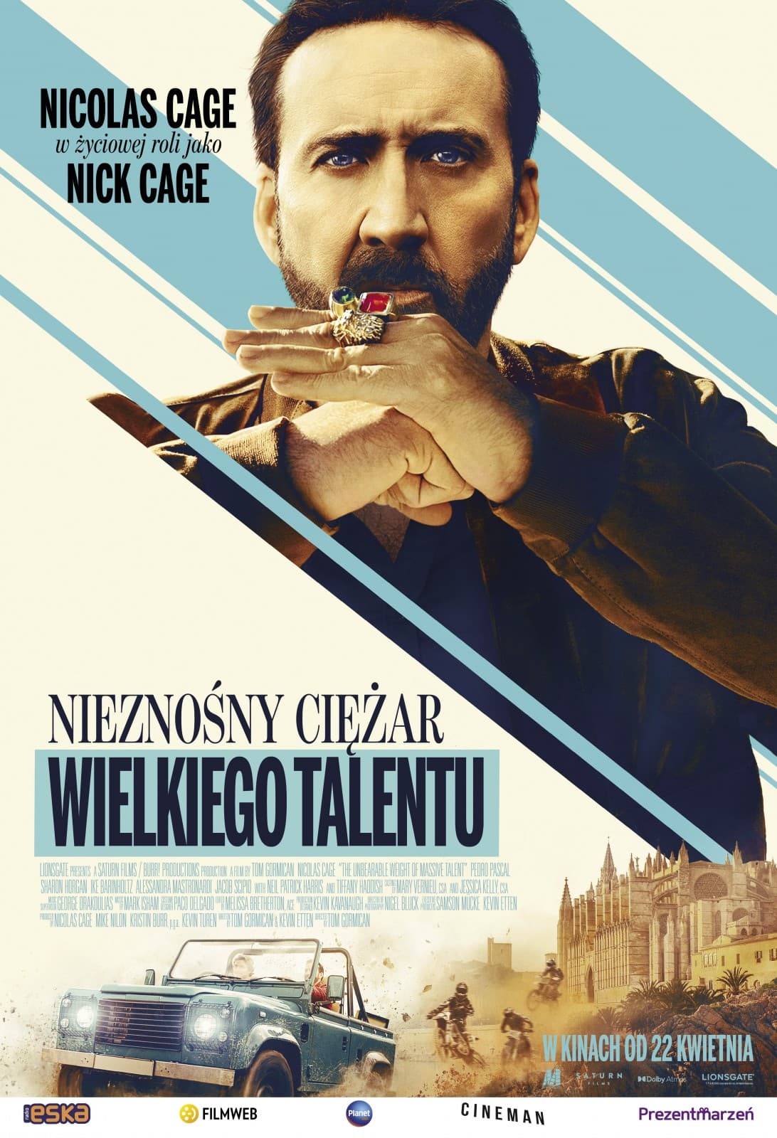 Kino letnie w Giżycku: „Nieznośny ciężar wielkiego talentu” w Porcie Ekomarina📅 4 sierpnia 2026📍 Port Ekomarina Giżycko
