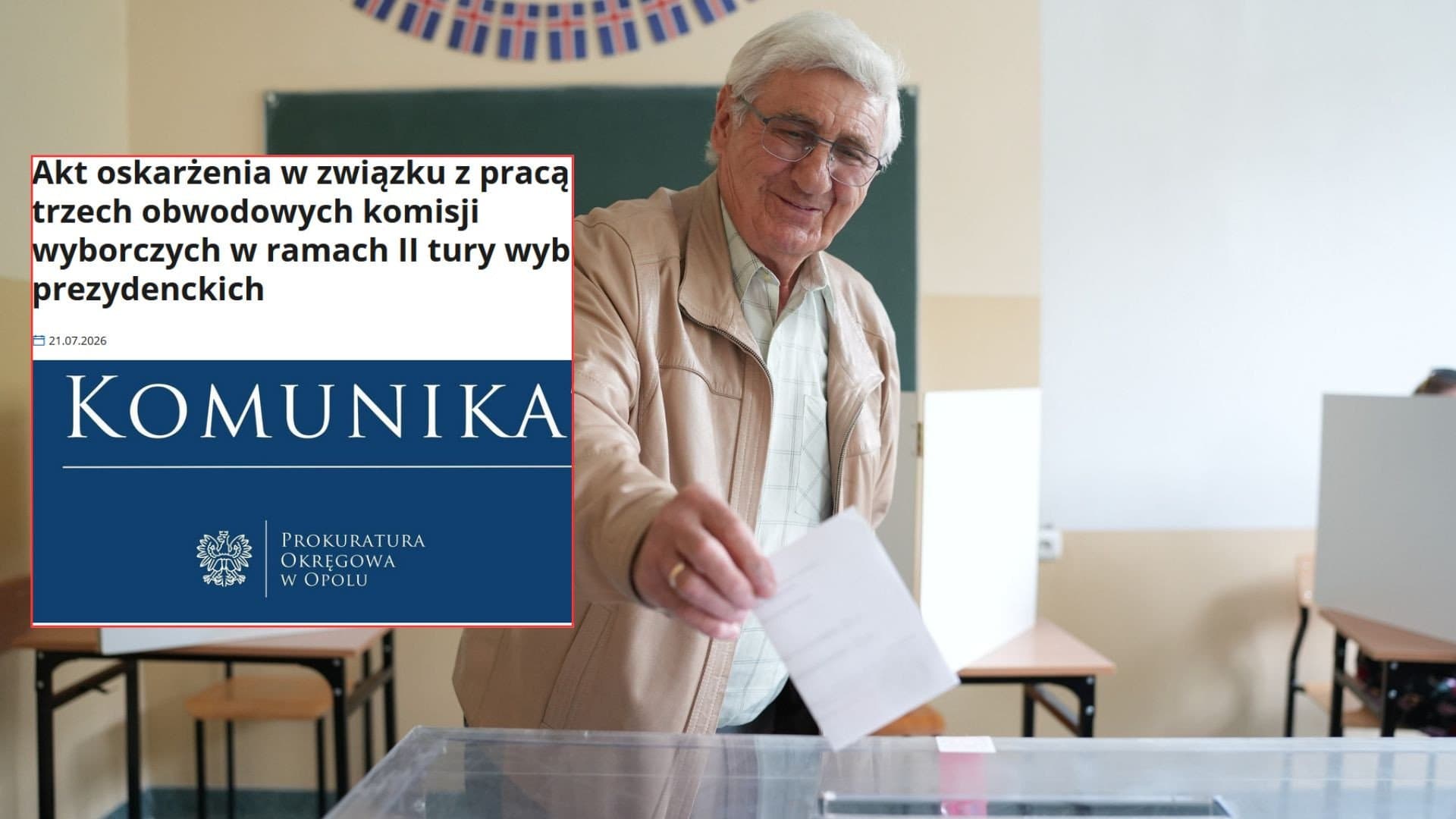 Podmienili wyniki w wyborach prezydenckich. Teraz staną przed sądem