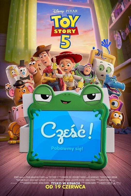 , 10:30 - 9 lipca 2026, 16:15 Toy Story 5 (dubbing) Tczew, Kina Tczew, Bilety: 20 zł