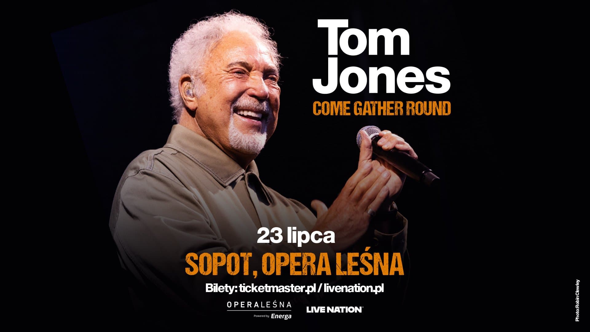 Nie możecie tego przegapić! 23 lipca TOM JONES wystąpi w Sopocie.