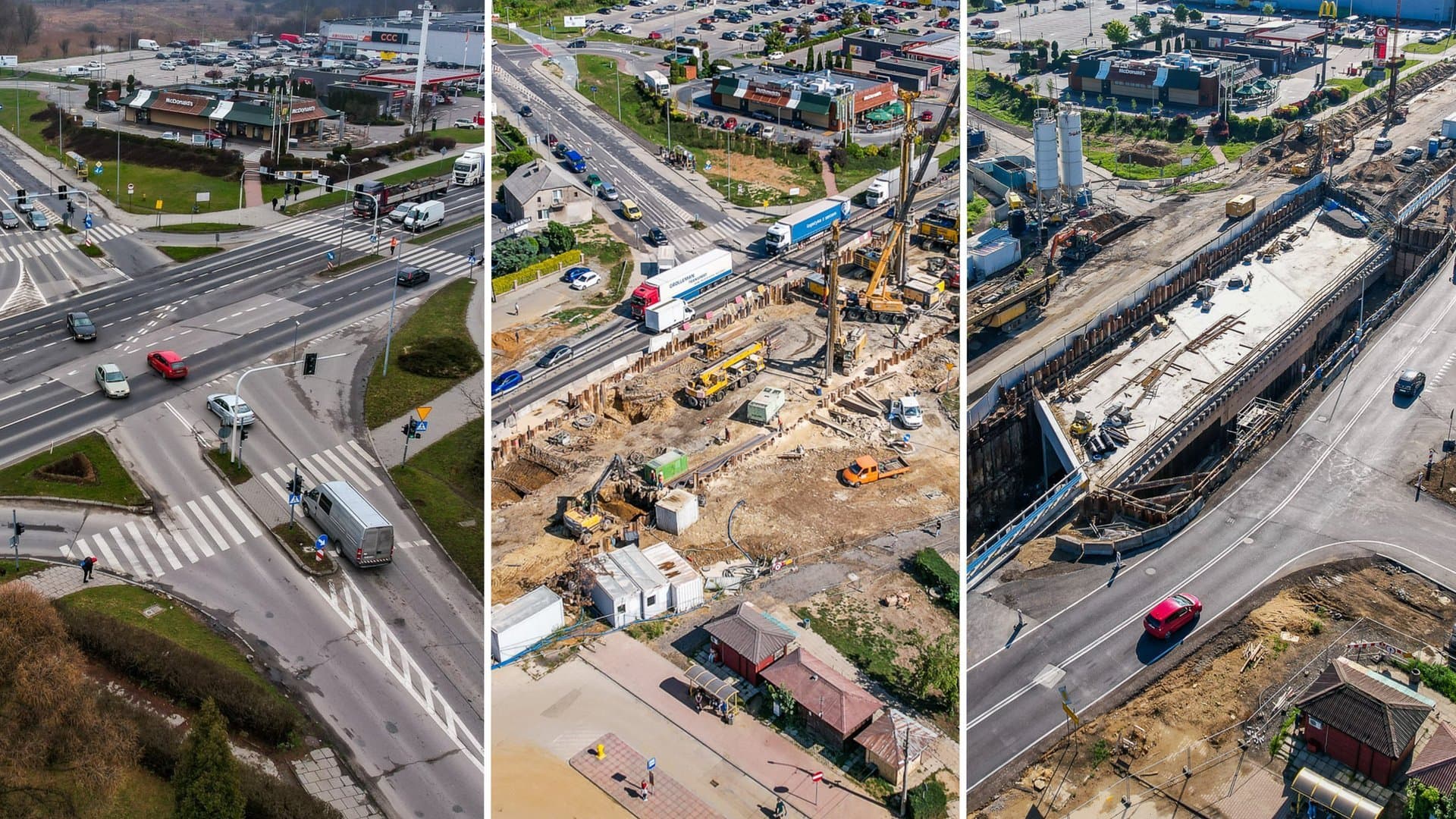 To już dwa lata przebudowy DK 94 w Olkuszu. Co się zmieniło na trasie Kraków-Śląsk?