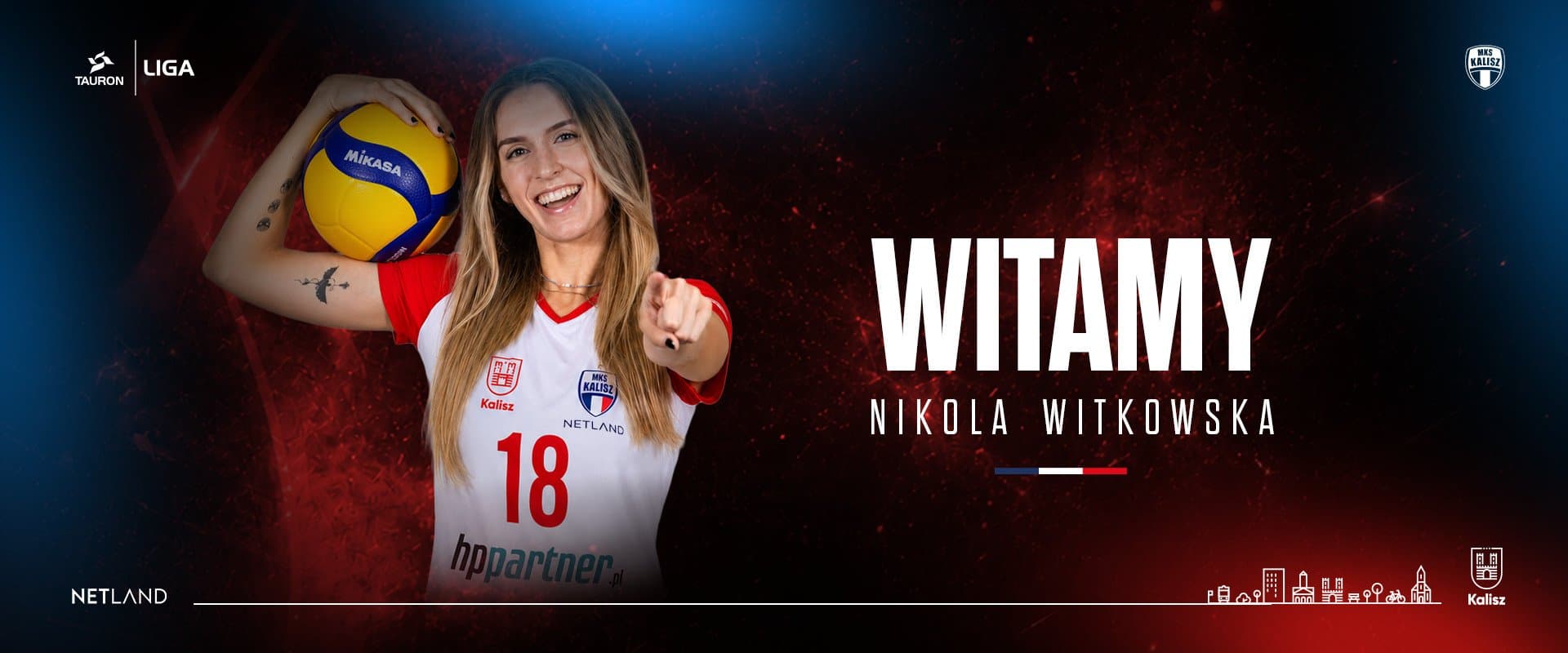 Nikola Witkowska i Paulina Zaborowska zawodniczkami Netland MKS Kalisz
