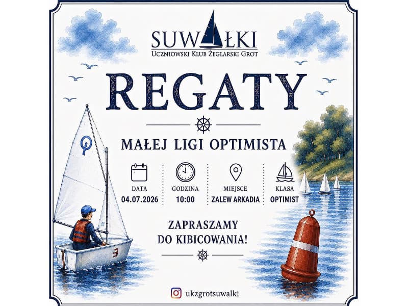 Sb 04.07.2026 Regaty Małej Ligi Optimista