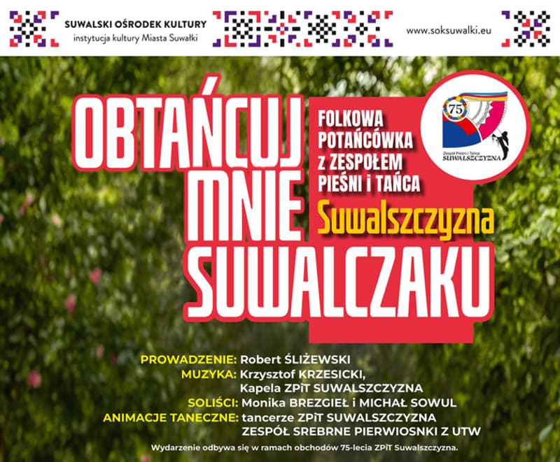 „Obtańcuj mnie Suwalczaku” – folkowa potańcówka z ZPiT Suwalszczyzna