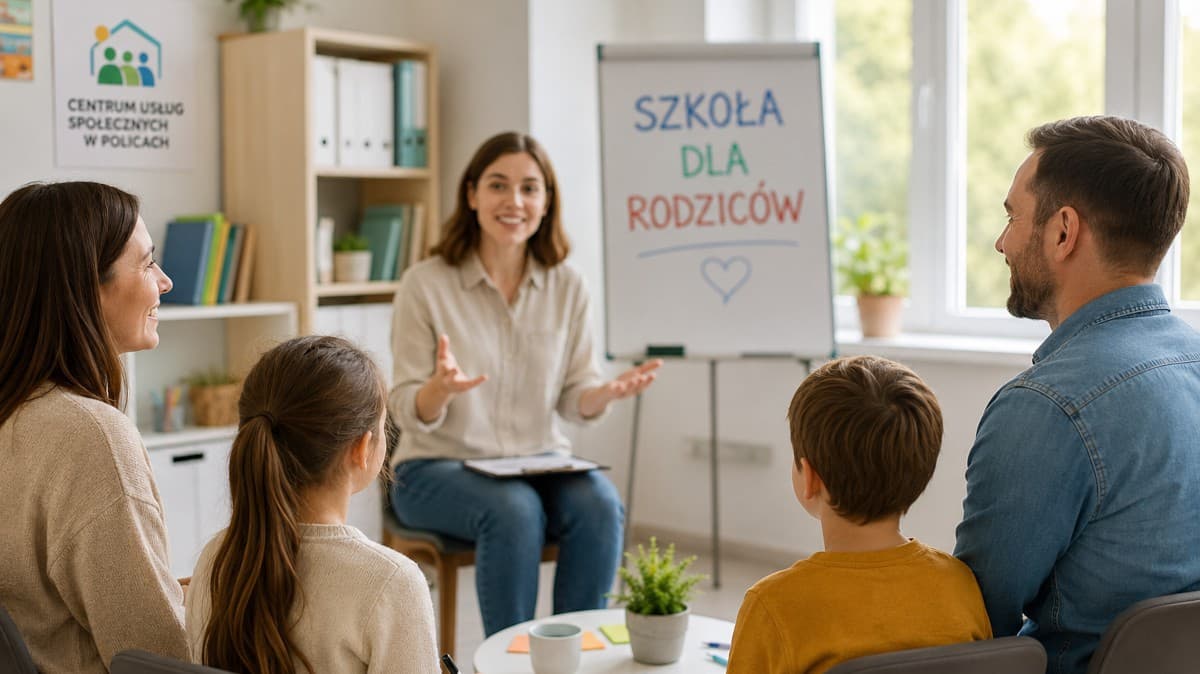 Bezpłatna „Szkoła dla Rodziców” w Policach. Trwa nabór do programu wsparcia rodzin