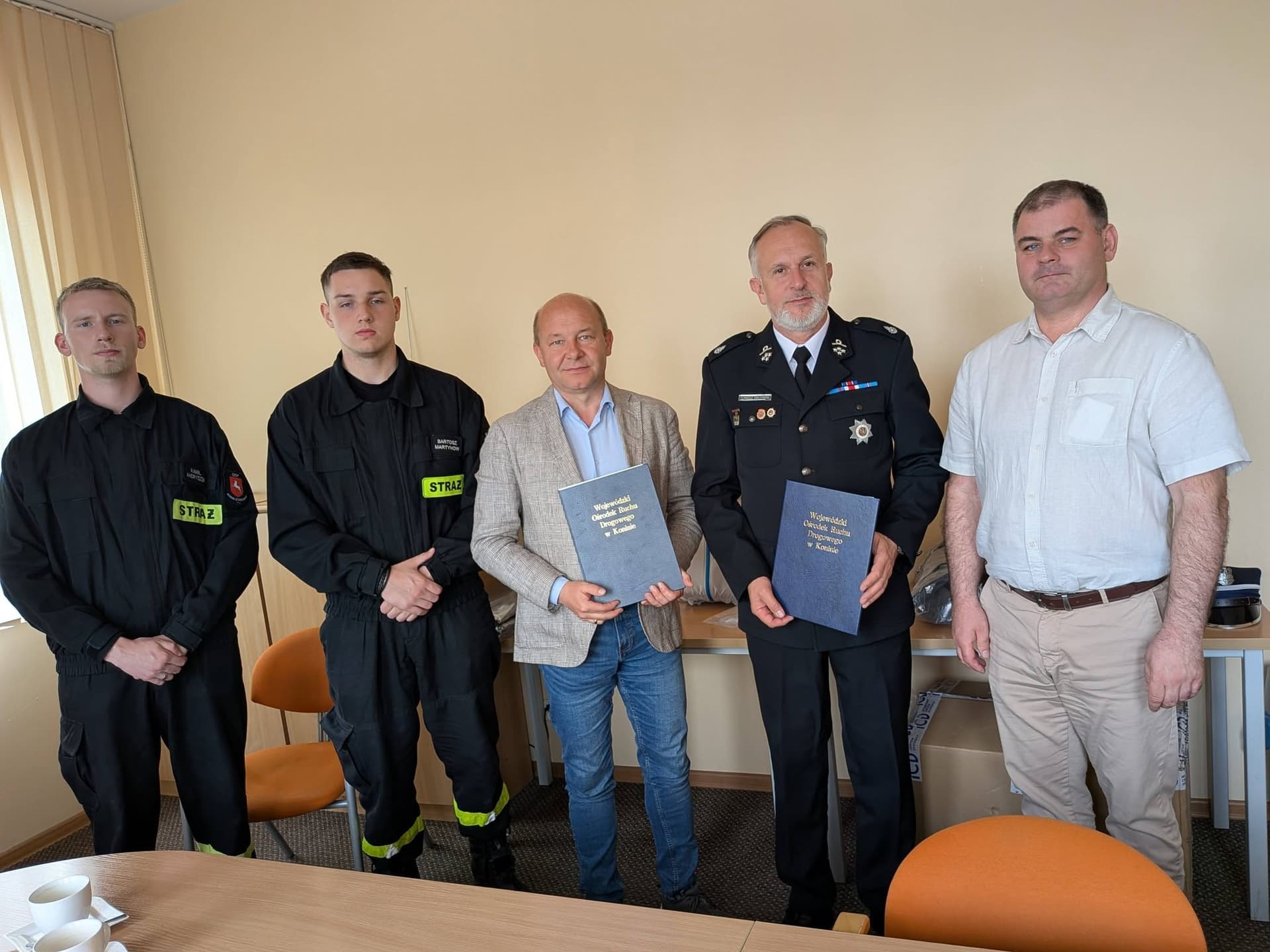 WORD Konin wsparł strażaków z OSP Konin-Starówka. Druhowie otrzymali nowy sprzęt szkoleniowy
