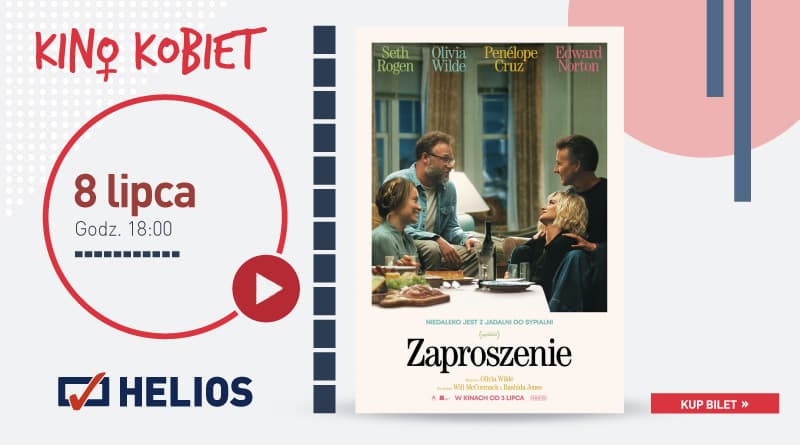 Kino Kobiet w Heliosie. 8 lipca pokaz filmu „Zaproszenie” i jeansowy dress code