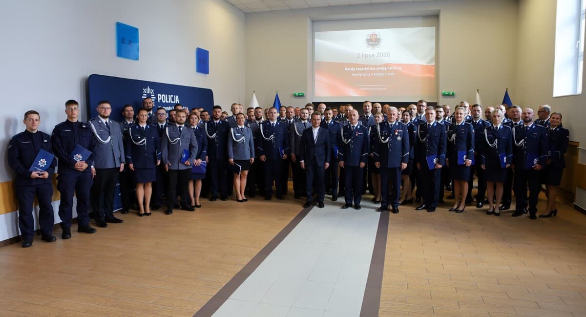 Konińscy policjanci wśród awansowanych na stopień młodszego aspiranta