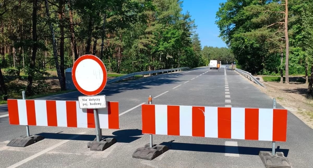 Droga wojewódzka 801 w Wildze znowu otwarta dla kierowców. Jest data końca objazdów