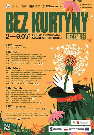 VI Ełckie Plenerowe Spotkania Teatralne BEZ KURTYNY | BEZ BARIER