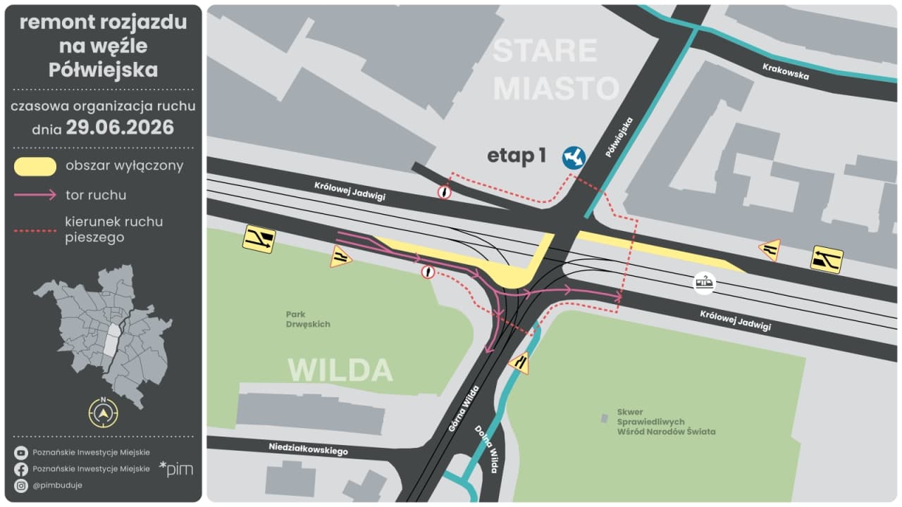 Zmieni się organizacja ruchu na ważnej poznańskiej ulicy! Jak pojedziemy?