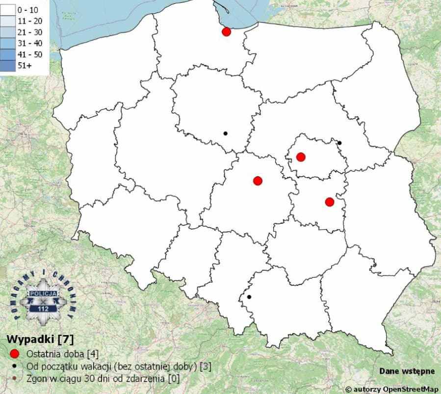 Ta mapa przez dwa miesiące ma wpływać na wyobraźnię kierowców. "Każdy punkt to ludzka tragedia."