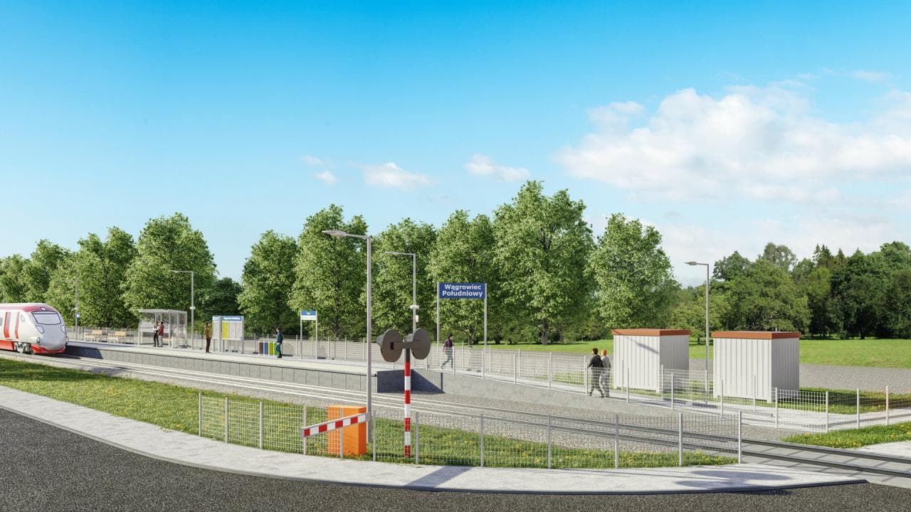 Nowy węzeł przesiadkowy powstanie w regionie. "Głównym założeniem inwestycji jest stworzenie infrastruktury towarzyszącej dla nowego przystanku kolejowego."