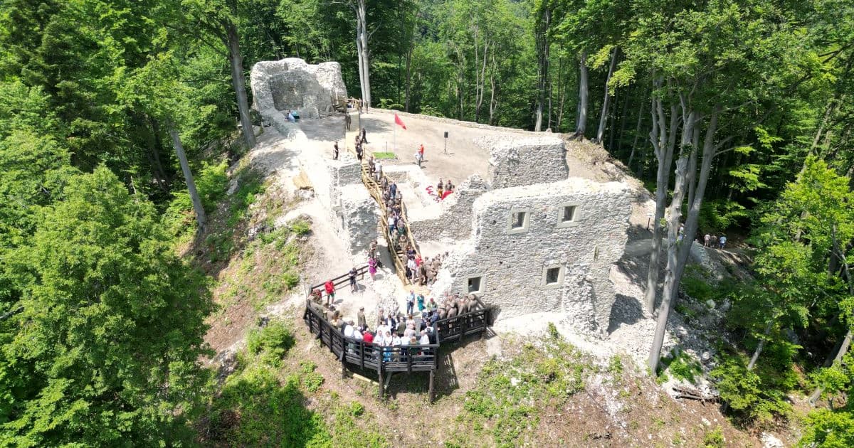 Zamek Sobień ponownie otwarty dla turystów [VIDEO, ZDJĘCIA]