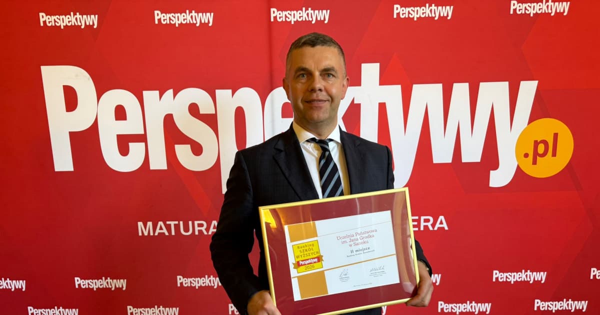 Uczelnia Państwowa im. Jana Grodka w Sanoku na 2. miejscu w Rankingu Perspektywy 2026