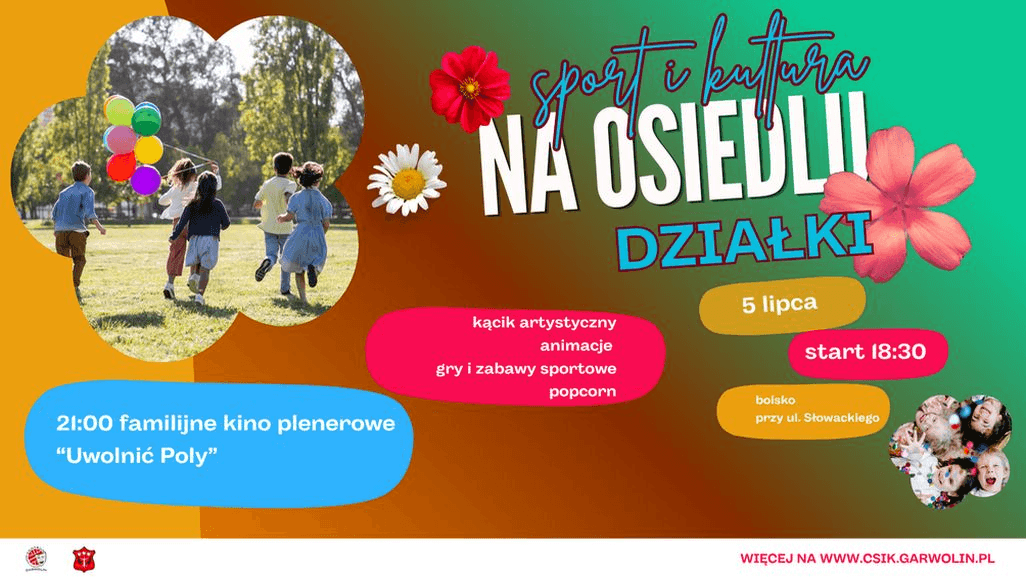 Sport i kultura na Działkach – piknik dla całych rodzin już 5 lipca
