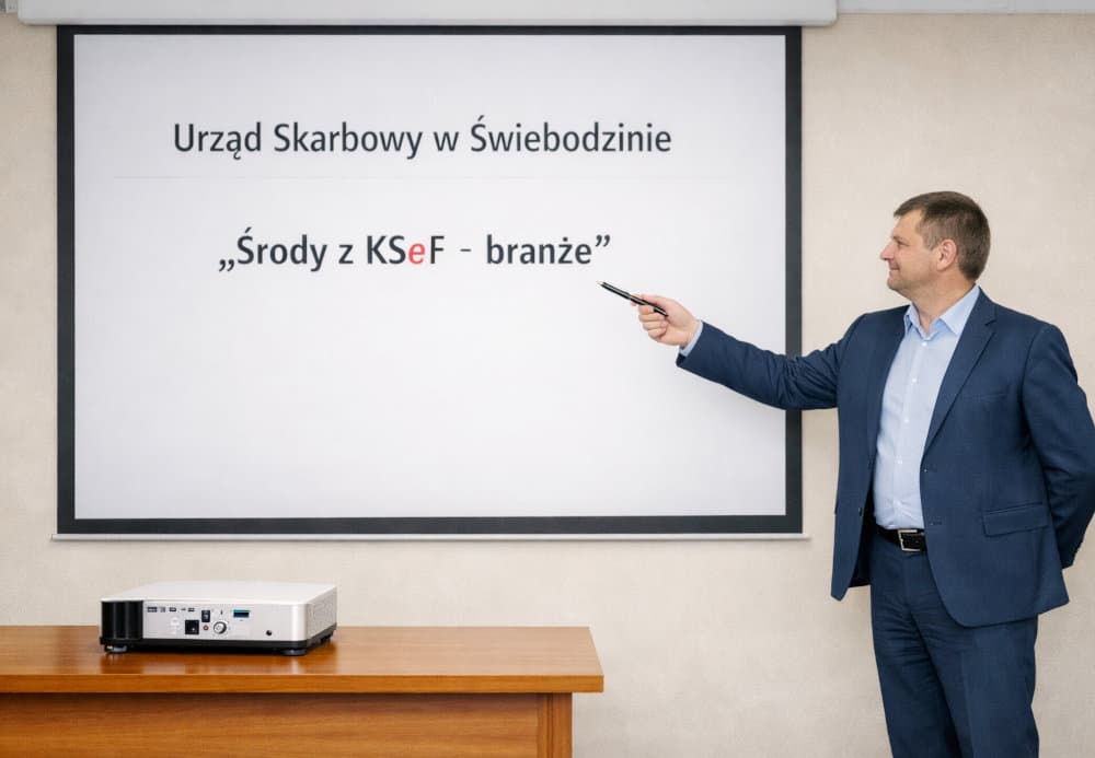 „Środy z KSeF – branże” – cykl szkoleń informacyjnych w Urzędzie Skarbowym w Świebodzinie