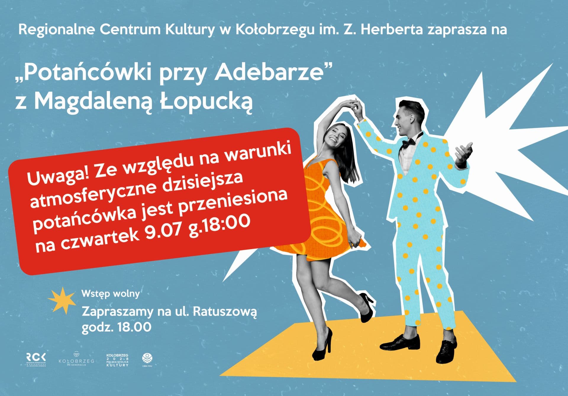 Pogoda nie pomaga. Dzisiejsza potańcówka przeniesiona