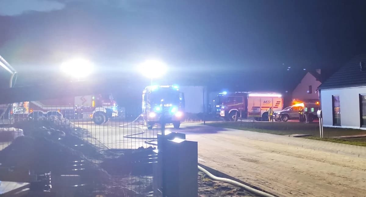 Wybuch gazu w dostawczaku. Konieczna była ewakuacja