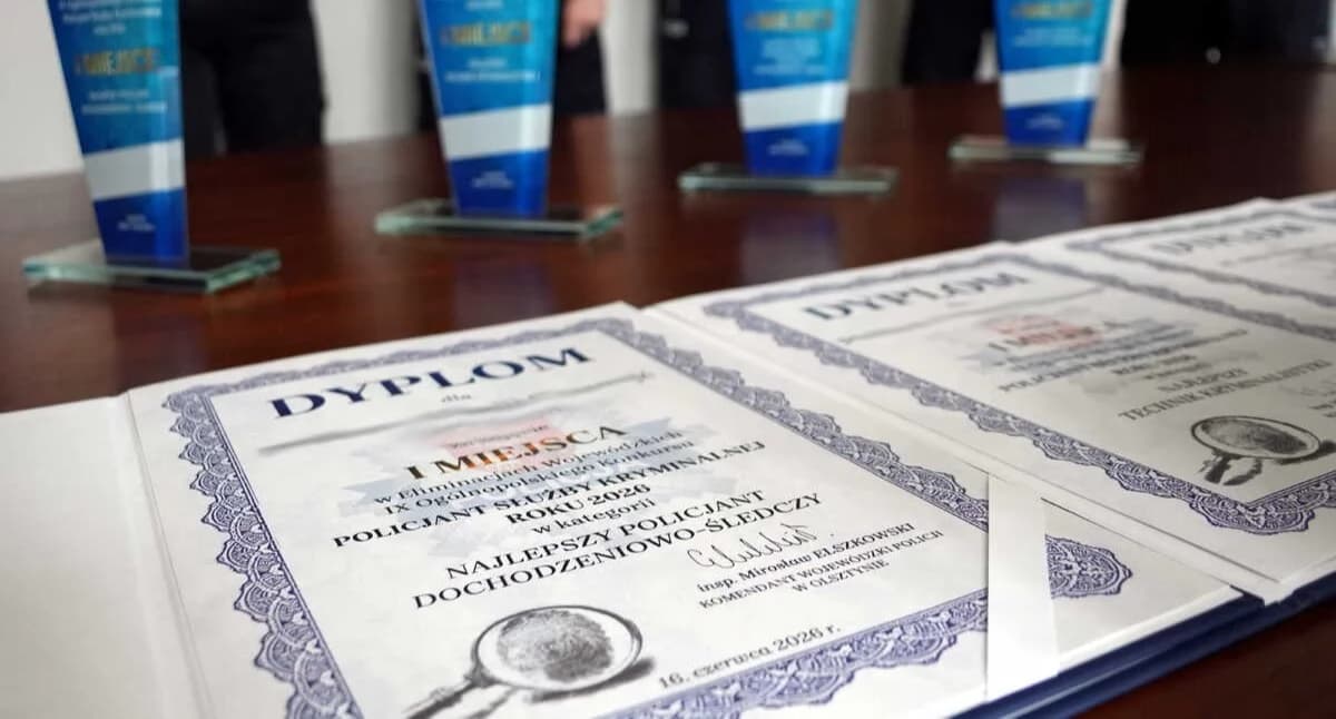 Policjant z Pisza wśród najlepszych kryminalnych