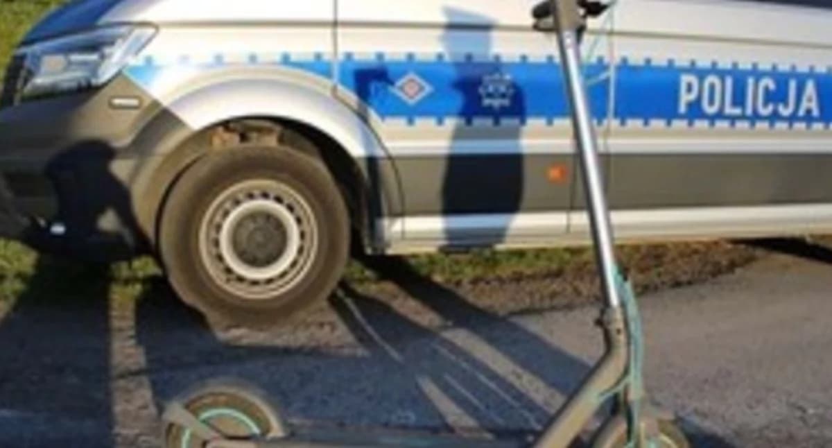 Kolejne zdarzenia z udziałem hulajnóg elektrycznych