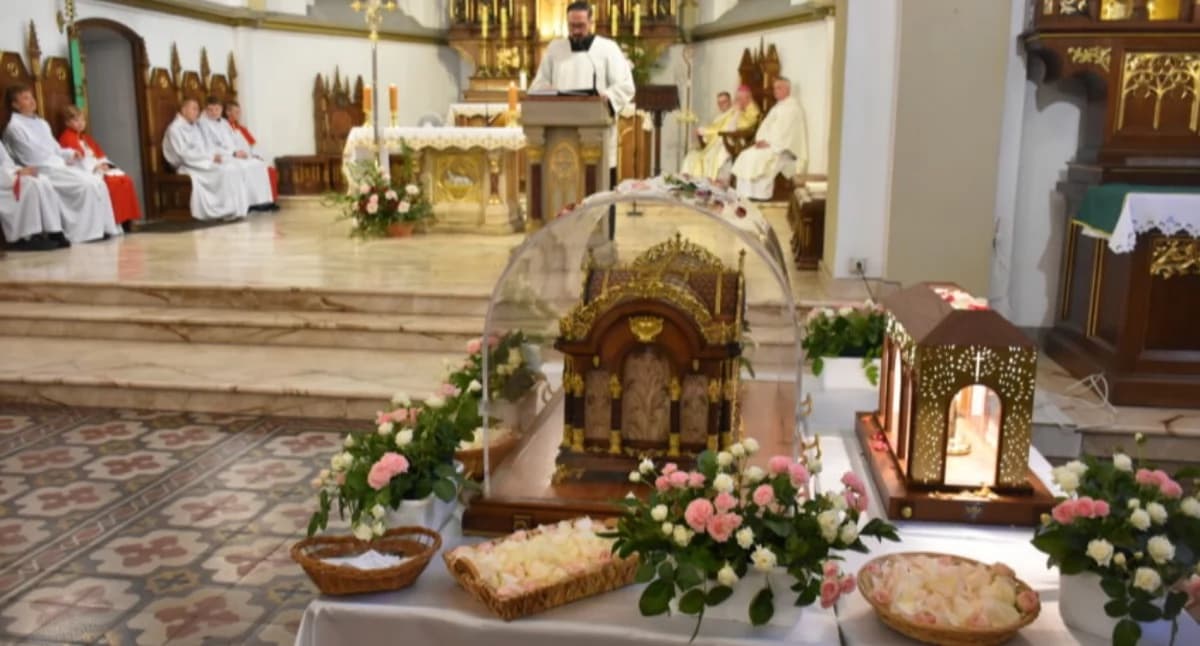 Relikwie św. Teresy i jej rodziców w Diecezji Ełckiej