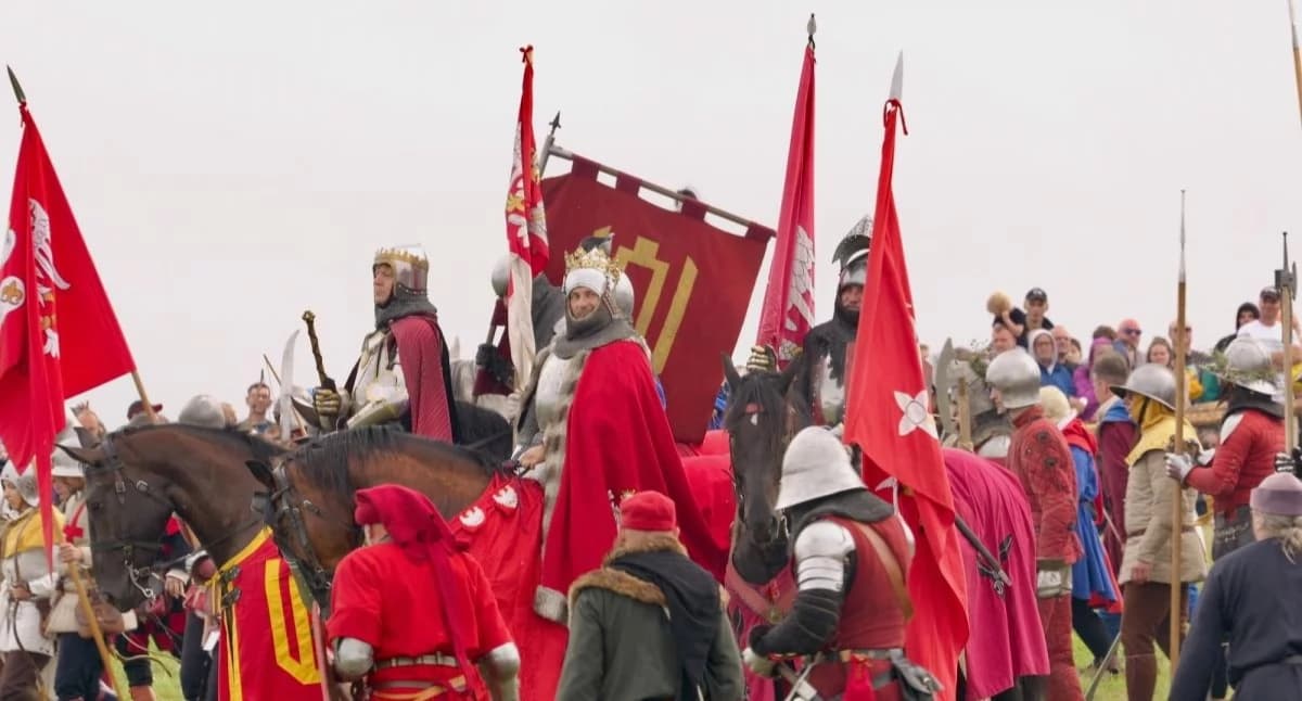 [WIDEO] Grunwald znów zatrząsł się od huku armat. Tak wyglądała wielka bitwa