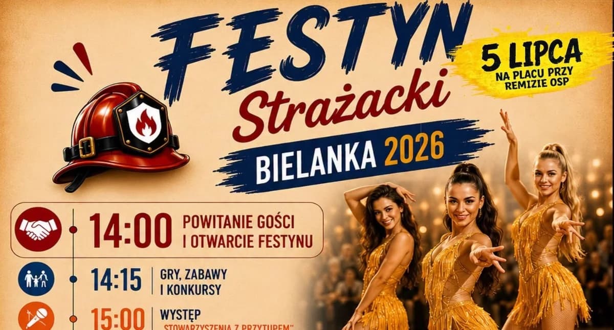 Festyn Strażacki w Bielance - muzyka, konkursy i moc atrakcji dla całych rodzin