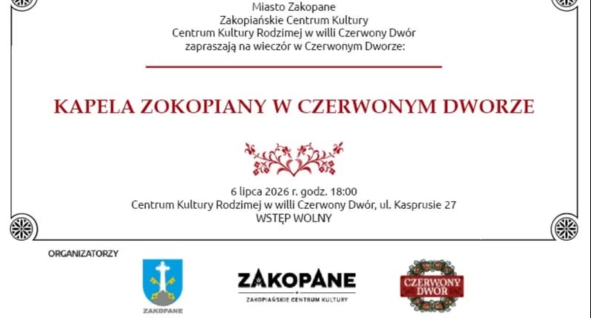 Kapela Zokopiany w Czerwonym Dworze