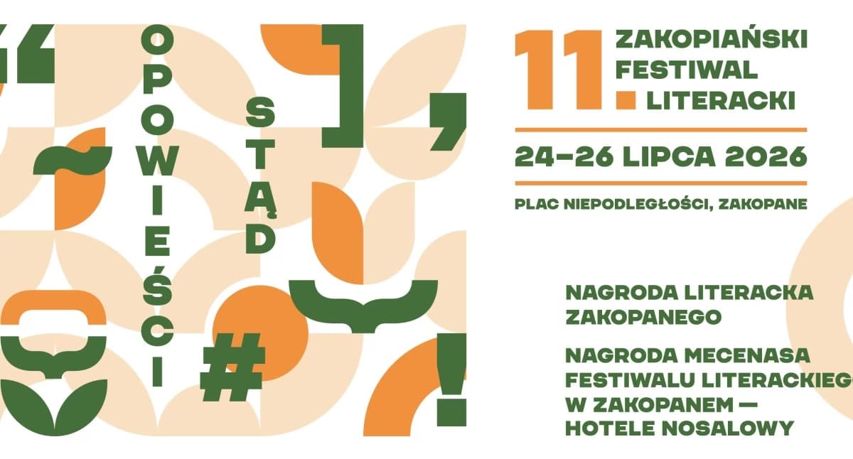Już za kilka dni rozpocznie się XI Zakopiański Festiwal Literacki „Opowieści stąd”