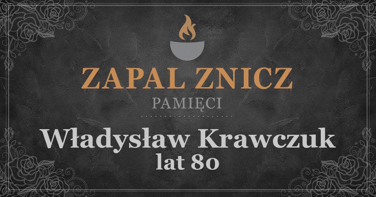 ŚPWładysław Krawczuk1 rocznica śmierci