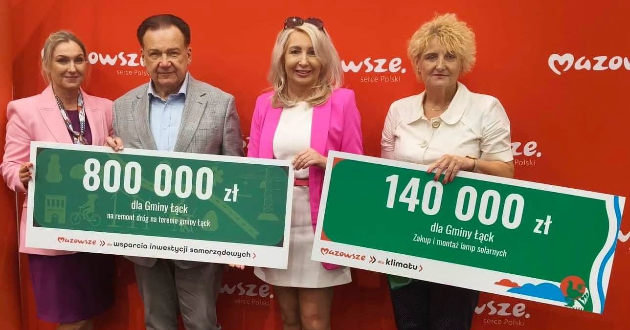ZDJĘCIA Mazowsze wsparło inwestycje w gminie Łąck Dziś - Redakcja / foto: UG Łąck