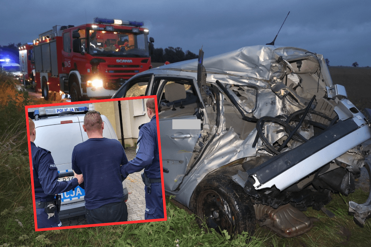 Groźny wypadek na przejeździe kolejowym! Kierowca porzucił ranną pasażerkę